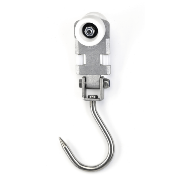 Short Twin Track Roller 25mm with Hook