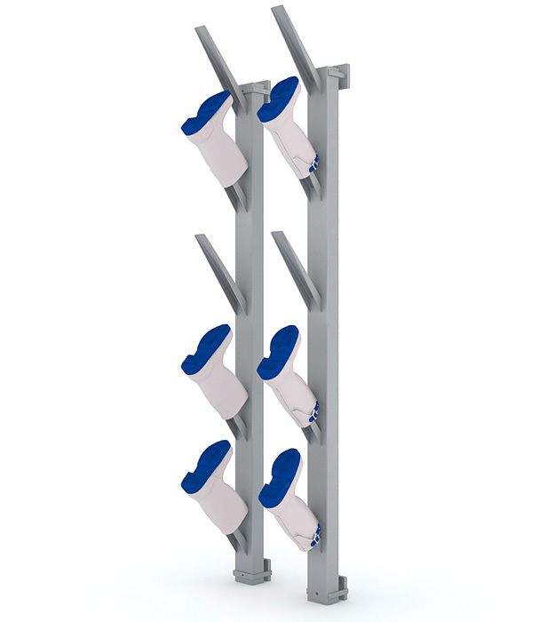 Boot Storage Rack Model ELR AES Food Equipment