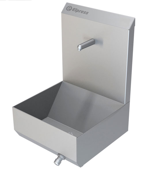 Stainless Steel Knee Operated Sink from AES Food Equipment